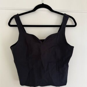 Abercrombie & Fitch Black Crop Top